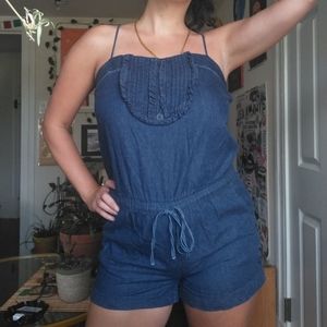 "xxi" Blue Romper